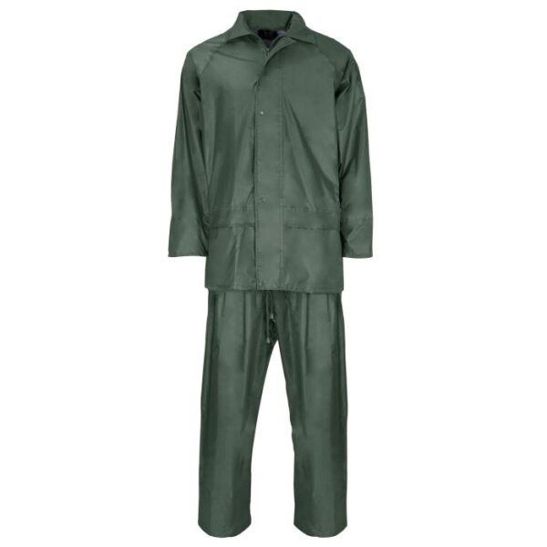 18336 SUPERTOUCH POLYESTER RAINSUIT GREEN S
