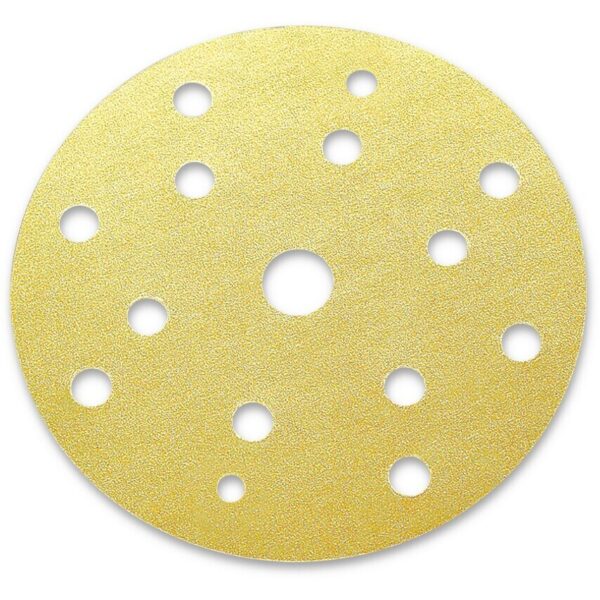 SiA 1944 150mm velcro backed 15 hole sanding discs box of 50