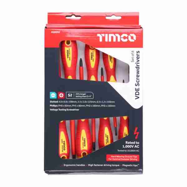 8pcs VDE Screwdriver Set