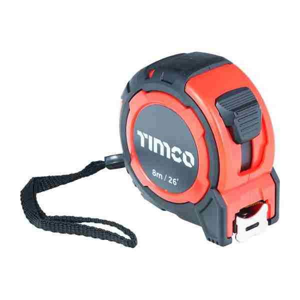 8m/26ft x 25mm Tape Measure