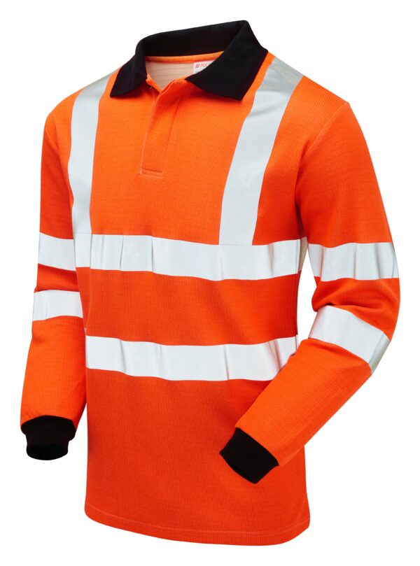 PULSAR PROTECT ARC Polo Shirt, ORANGE XL