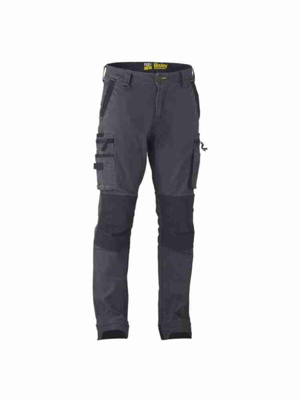 BISLEY FLEX & MOVE UTILITY CARGO TROUSERS CHARCOAL 32 REG
