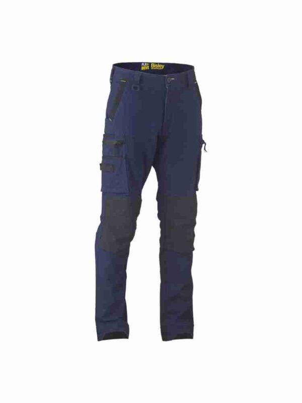 BISLEY FLEX & MOVE UTILITY CARGO TROUSERS NAVY 44 REG