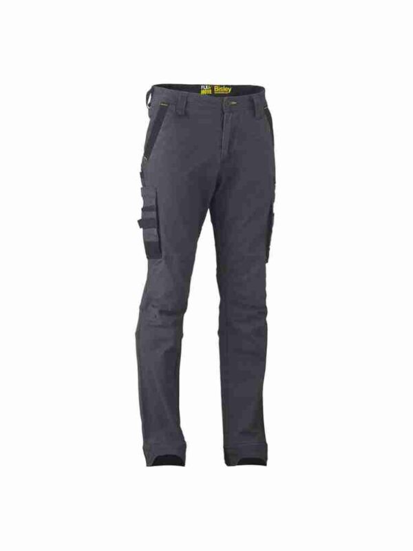 BISLEY FLEX & MOVE UTILITY CARGO TROUSERS CHARCOAL 40S