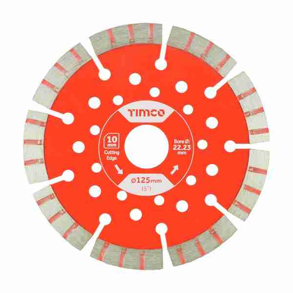 125 x 22.2 Trade Diamond Blade – Segmented