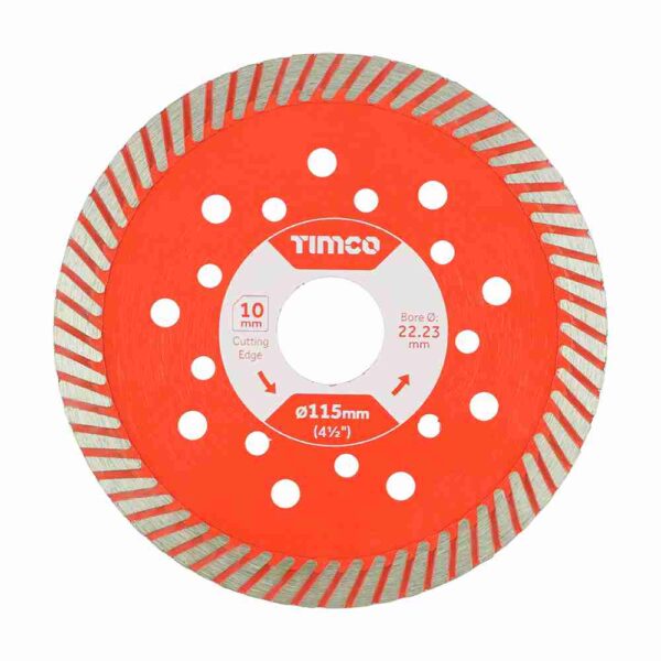 115 x 22.2 Premium Diamond Blade – Turbo Continuous