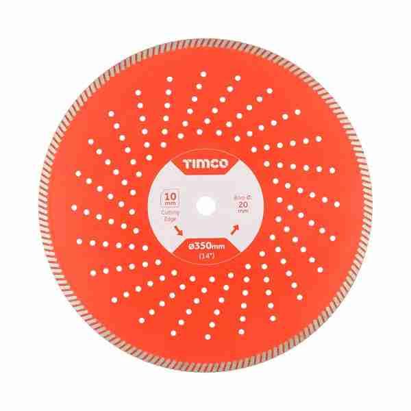 350 x 20 Premium Diamond Blade – Turbo Continuous
