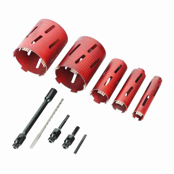 5pcs Premium Dry Diamond Core Drill Kit