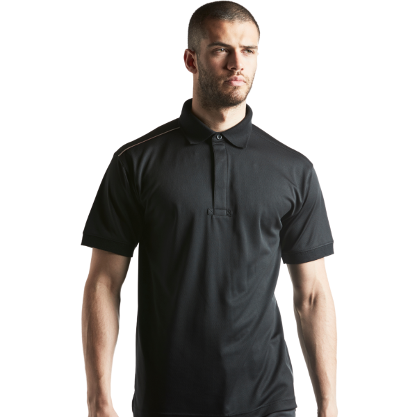 PORTWEST KX3 Polo Shirt Black Lge R